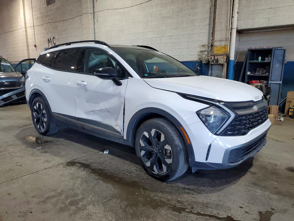 2023 Kia Sportage VIN 5XYK6CAFXPG116676 COPART salvage auction — SIDE, Mi - Certificate Of Title, sold $1,100 on 2026-07-21 (photo 4)