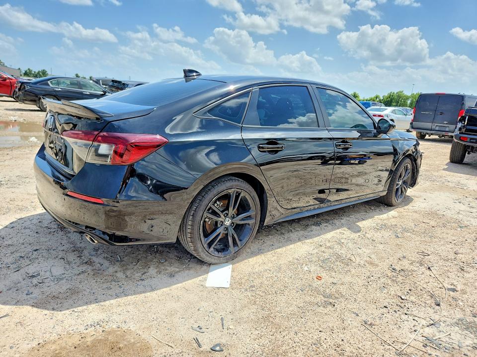 2025 Honda Civic VIN 2HGFE1E5XSH473507 COPART salvage auction — FRONT END, Tx - Salvage Vehicle Title, sold $10,300 on 2026-07-02 (photo 3)