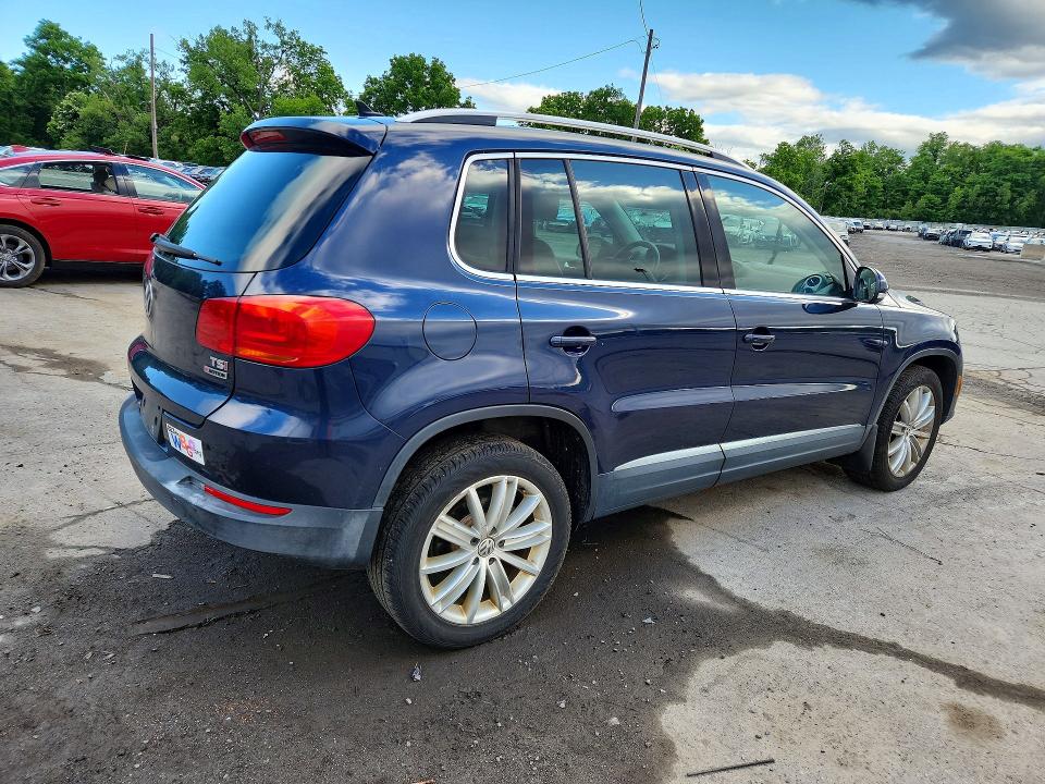 2016 Volkswagen Tiguan VIN WVGBV7AX7GW521847 COPART salvage auction — FRONT END, Ny - Mv-907A Salvage Certificate, sold $1,450 on 2026-07-14 (photo 3)