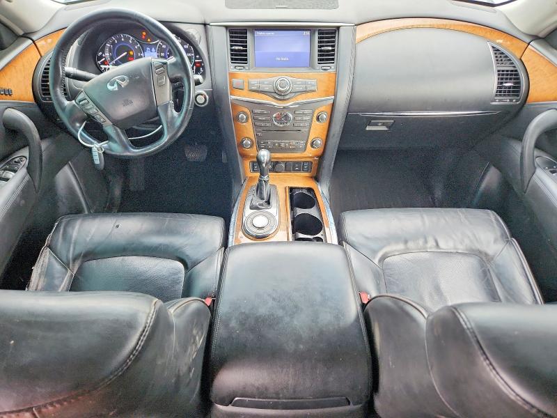 2014 Infiniti Qx80 VIN JN8AZ2NF9E9552915 COPART salvage auction — MECHANICAL, Ok - Certificate Of Title, sold $1,100 on 2026-07-24 (photo 8)