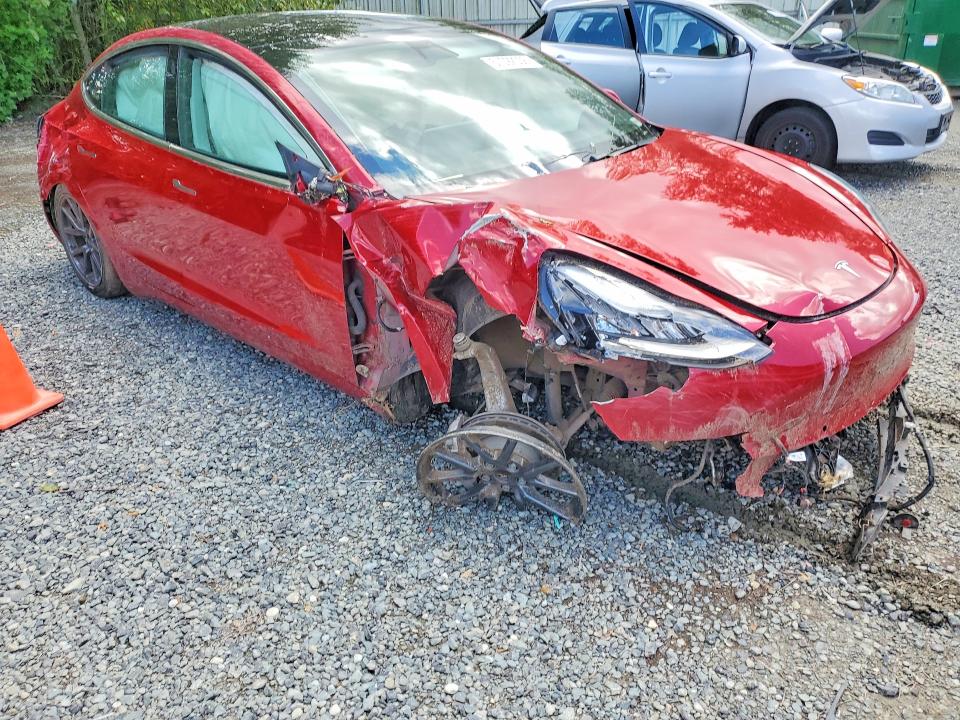 2019 Tesla Model 3 VIN 5YJ3E1EA7KF526541 COPART salvage auction — FRONT END, Wa - Bill Of Sale, sold $1,000 on 2026-07-06 (photo 4)