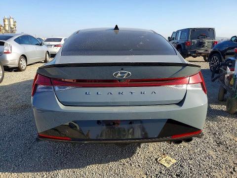 2023 Hyundai Elantra VIN KMHLR4AF6PU443765 COPART salvage auction — SIDE, CA - SALVAGE CERTIFICATE, sold $4,100 on 2026-07-28 (photo 6)