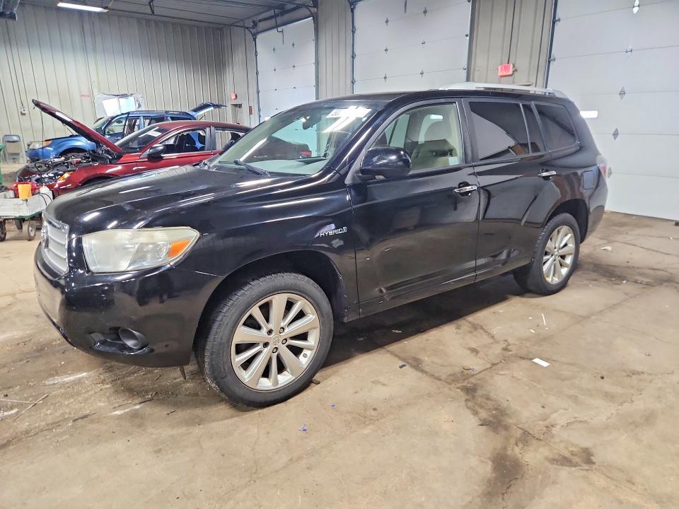 2008 Toyota Highlander hybrid VIN JTEEW41A682021448 COPART salvage auction — FRONT END, Wi - Junked Vehicle Bill Of Sale, sold $725 on 2026-07-27 (photo 1)