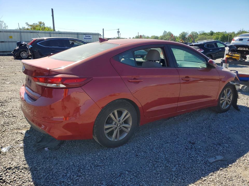 2017 Hyundai Elantra VIN KMHD84LF9HU068329 COPART salvage auction — FRONT END, NJ - CERT OF TITLE-SALVAGE, sold $700 on 2026-07-31 (photo 3)