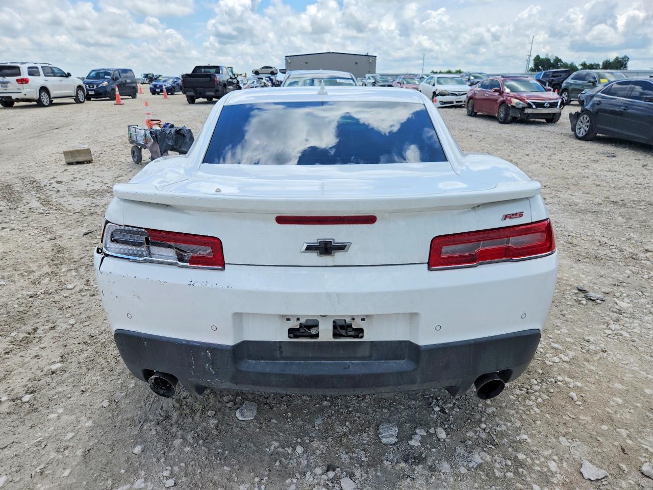 2014 Chevrolet Camaro VIN 2G1FC1E31E9233367 COPART salvage auction — Side, TX - SALVAGE VEHICLE TITLE, sold $5,500 on 2026-07-09 (photo 6)
