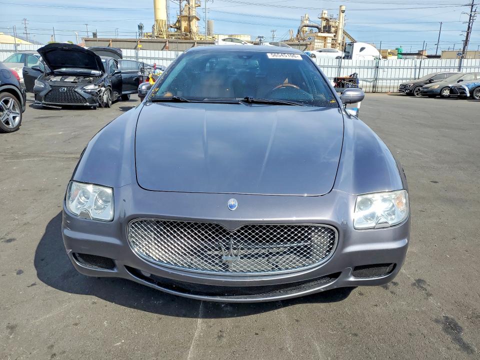 2007 Maserati Quattroporte VIN ZAMFE39A770032622 COPART salvage auction — FRONT END, Ca - Salvage Certificate, sold $4,550 on 2026-07-22 (photo 5)