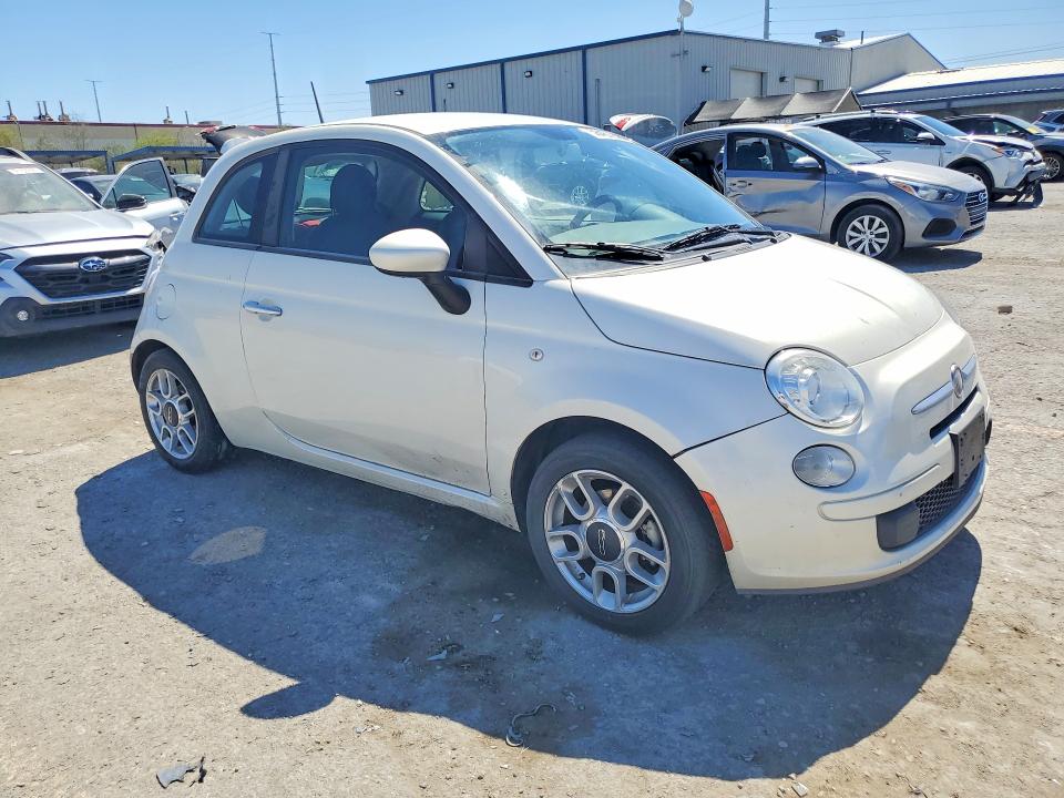 2012 Fiat VIN 3C3CFFAR9CT349018 COPART salvage auction — REAR END, Id - Salvage Certificate Of Title, sold $550 on 2026-09-08 (photo 4)