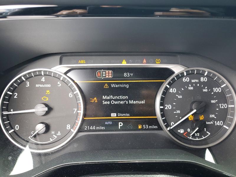 2026 Nissan Pathfinder VIN 5N1DR3BEXTC233934 COPART salvage auction — REAR END, Fl - Cert Of Title Slvg Rebuildable, sold $14,700 on 2026-07-30 (photo 9)