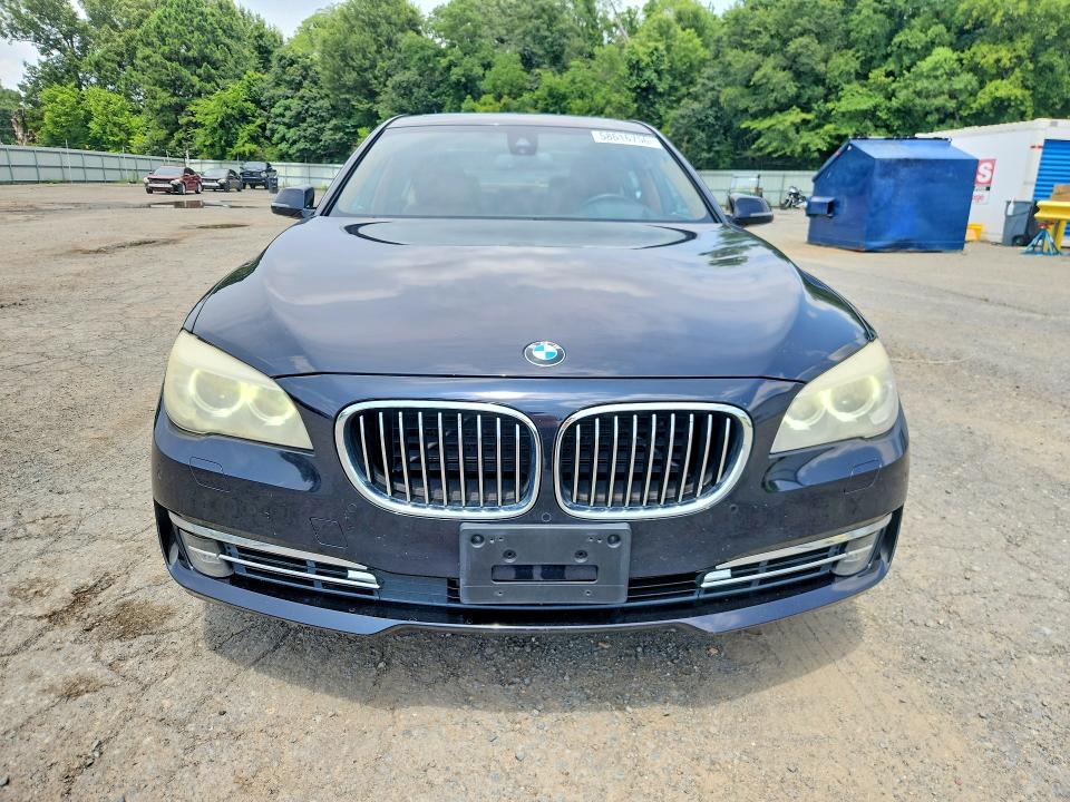 2013 BMW 7er VIN WBAYE8C55DD131690 COPART salvage auction — WATER/FLOOD, La - Cert Of Title-Salvage Flood, sold $750 on 2026-07-23 (photo 5)