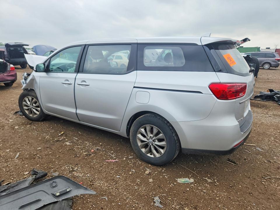 2019 Kia SEDONA VIN KNDMA5C18K6572238 COPART salvage auction — FRONT END, Wv - Salvage Certificate, sold $975 on 2026-07-07 (photo 2)