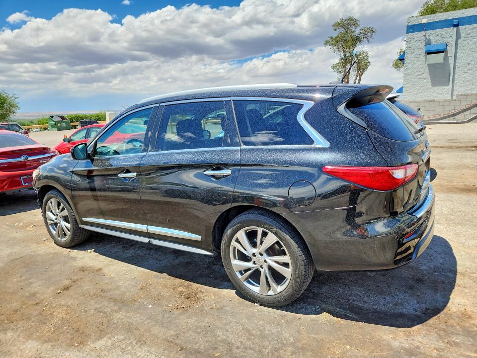 2013 Infiniti VIN 5N1AL0MM2DC352926 COPART salvage auction — FRONT END, NM - CERT OF TITLE-SALVAGE (P), sold $1,650 on 2026-07-02 (photo 2)