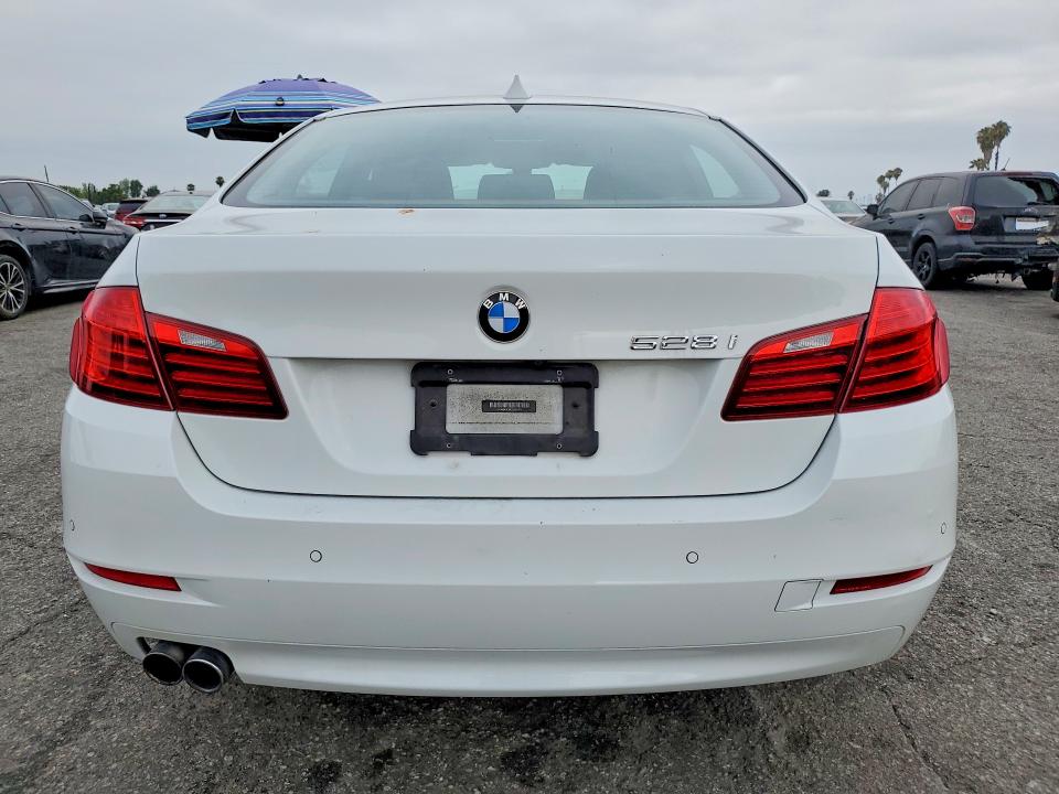 2015 BMW 5er VIN WBA5A5C5XFD521457 COPART salvage auction — FRONT END, Ca - Salvage Certificate, sold $2,550 on 2026-07-02 (photo 6)