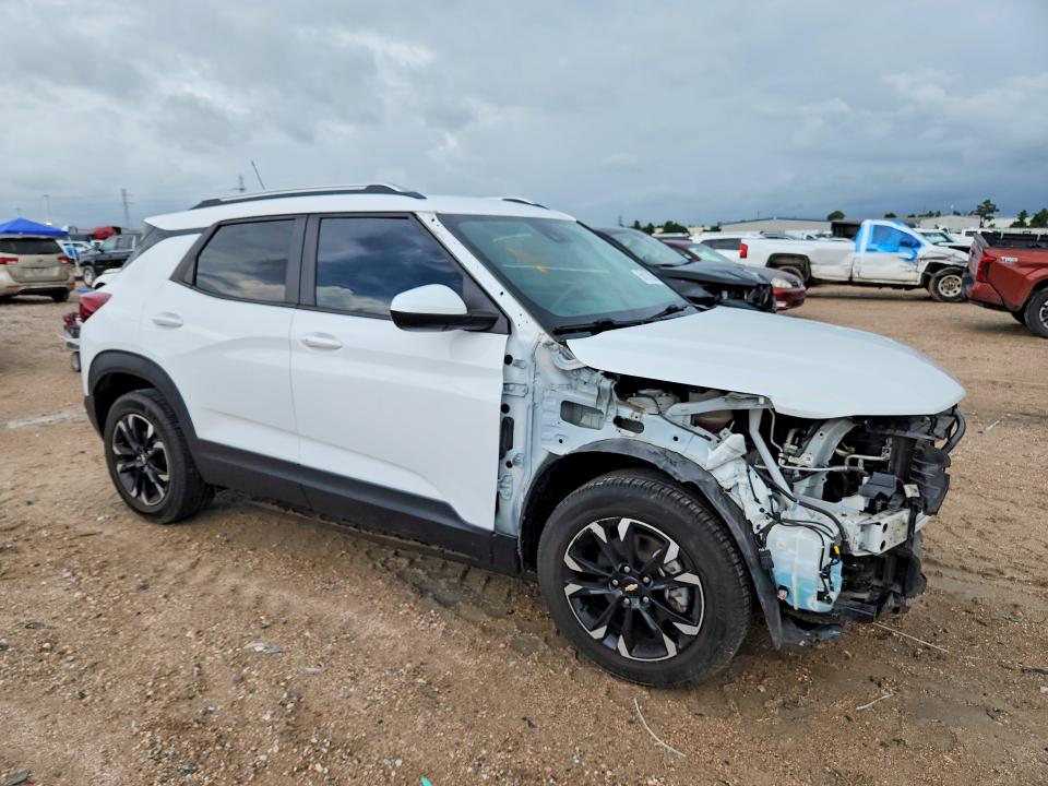 2021 Chevrolet VIN KL79MPSL0MB003337 COPART salvage auction — FRONT END, TX - SALVAGE VEHICLE TITLE (P), sold $125 on 2026-07-28 (photo 4)