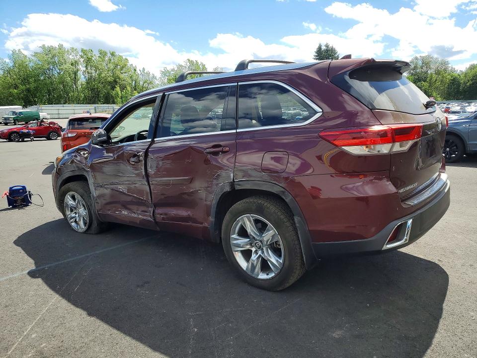 2017 Toyota VIN 5TDDZRFH7HS433879 COPART salvage auction — ROLLOVER, Or - Salvage Title Certificate, sold $6,500 on 2026-07-22 (photo 2)