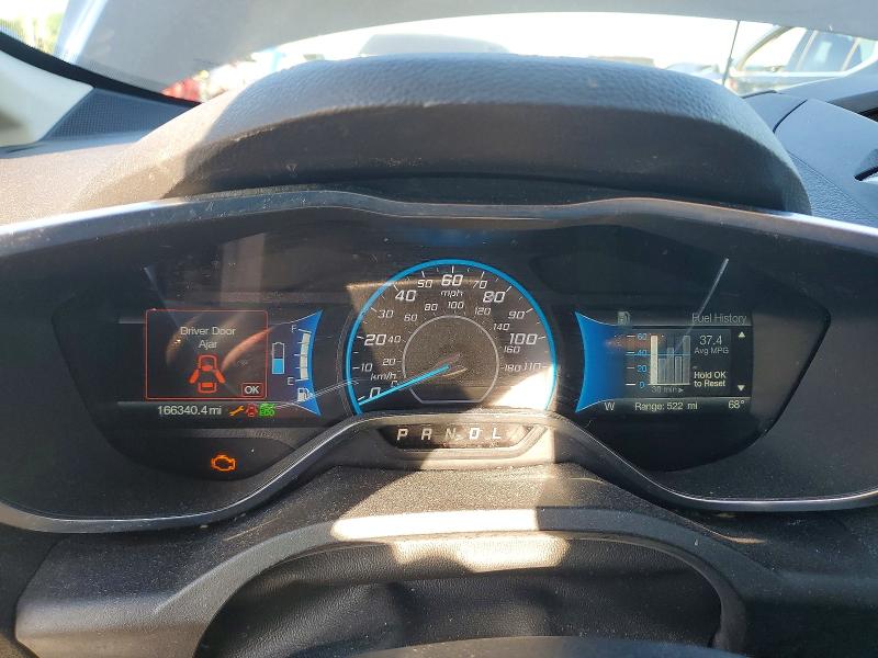 2017 Ford C-max VIN 1FADP5AU6HL117948 COPART salvage auction — FRONT END, MI - CERTIFICATE OF TITLE, sold $300 on 2026-07-02 (photo 9)