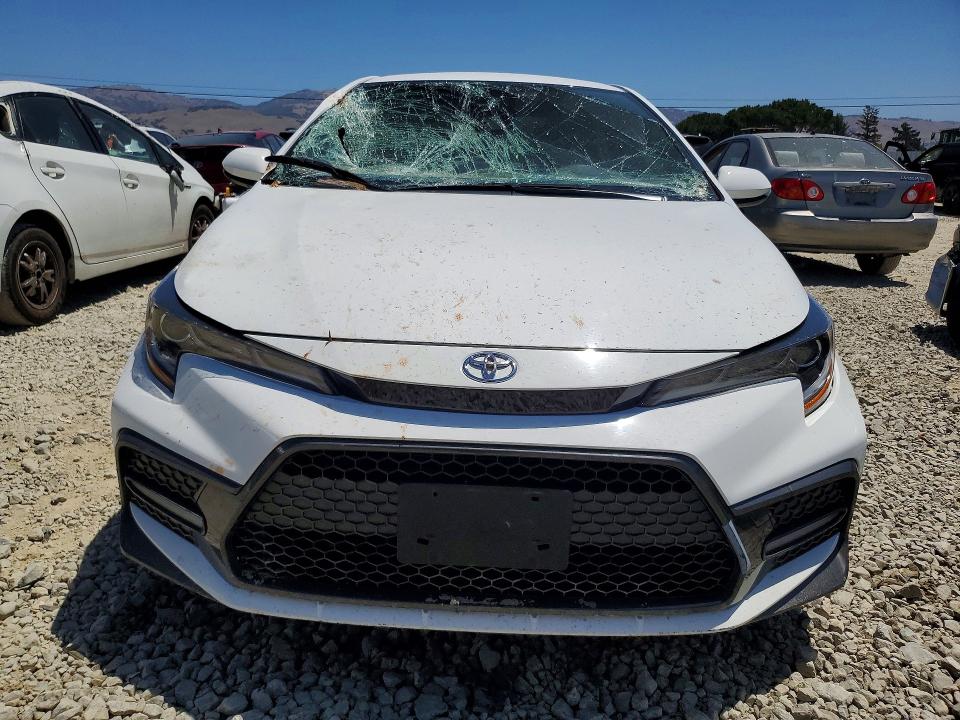 2020 Toyota Corolla VIN JTDS4RCEXLJ028766 COPART salvage auction — ROOF, Ca - Salvage Certificate, sold $8,900 on 2026-07-28 (photo 5)