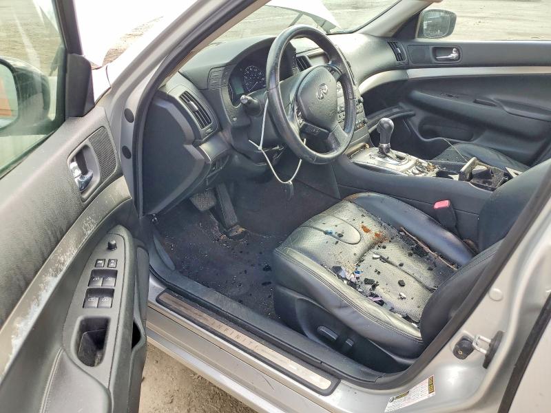 2011 Infiniti G25 VIN JN1DV6ARXBM651850 COPART salvage auction — FRONT END, Ga - Cert Of Title-Salvage, sold $425 on 2026-07-27 (photo 8)