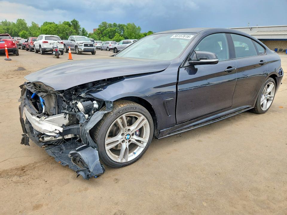 2018 BMW 4er VIN WBA4J7C54JBB98666 COPART salvage auction — FRONT END, Ct - Cert Of Title-Salvage, sold $1,350 on 2026-08-11 (photo 1)