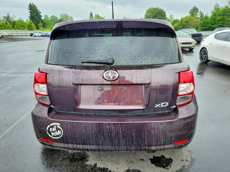 2012 Scion Xd VIN JTKKU4B45C1028050 COPART salvage auction — REAR END, Or - Salvage Title Certificate, sold $1,200 on 2026-07-20 (photo 6)