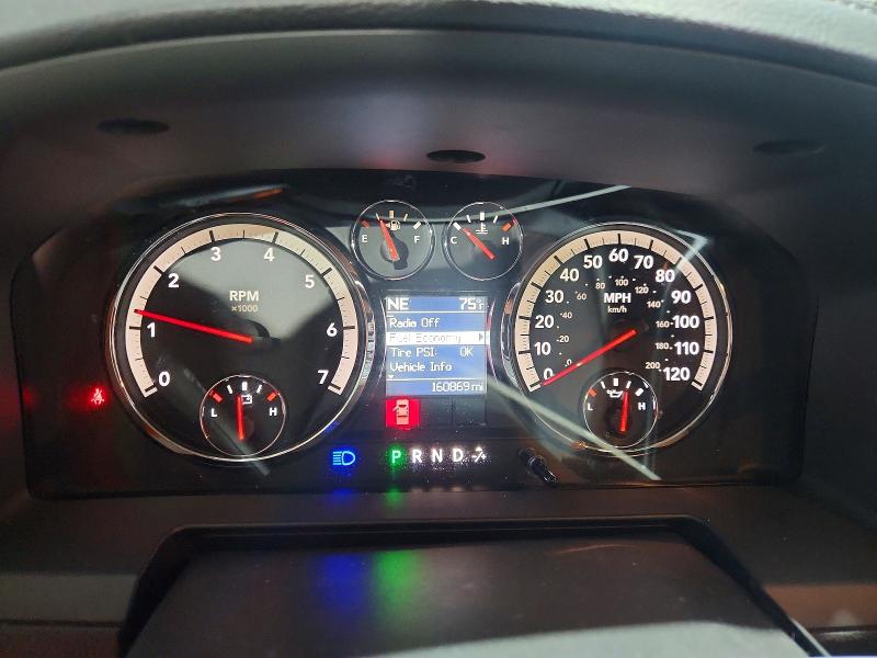 2012 Dodge Ram 1500 VIN 1C6RD7NT6CS177496 COPART salvage auction — FRONT END, Nh - Certificate Of Title, sold $2,100 on 2026-07-09 (photo 9)