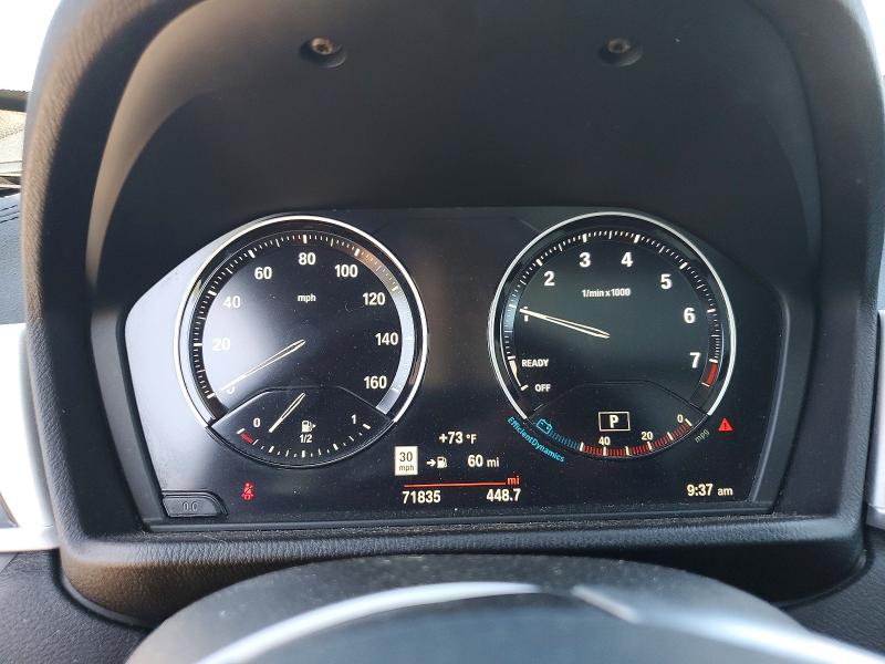 2021 BMW X1 VIN WBXJG9C01M5S29430 COPART salvage auction — FRONT END, Ny - Mv-907A Salvage Certificate, sold $7,400 on 2026-07-25 (photo 9)