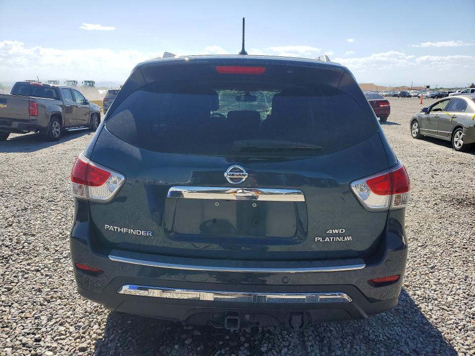 2015 Nissan Pathfinder VIN 5N1AR2MM8FC669977 COPART salvage auction — FRONT END, Co - Public - Salvage Title, sold $800 on 2026-07-09 (photo 6)
