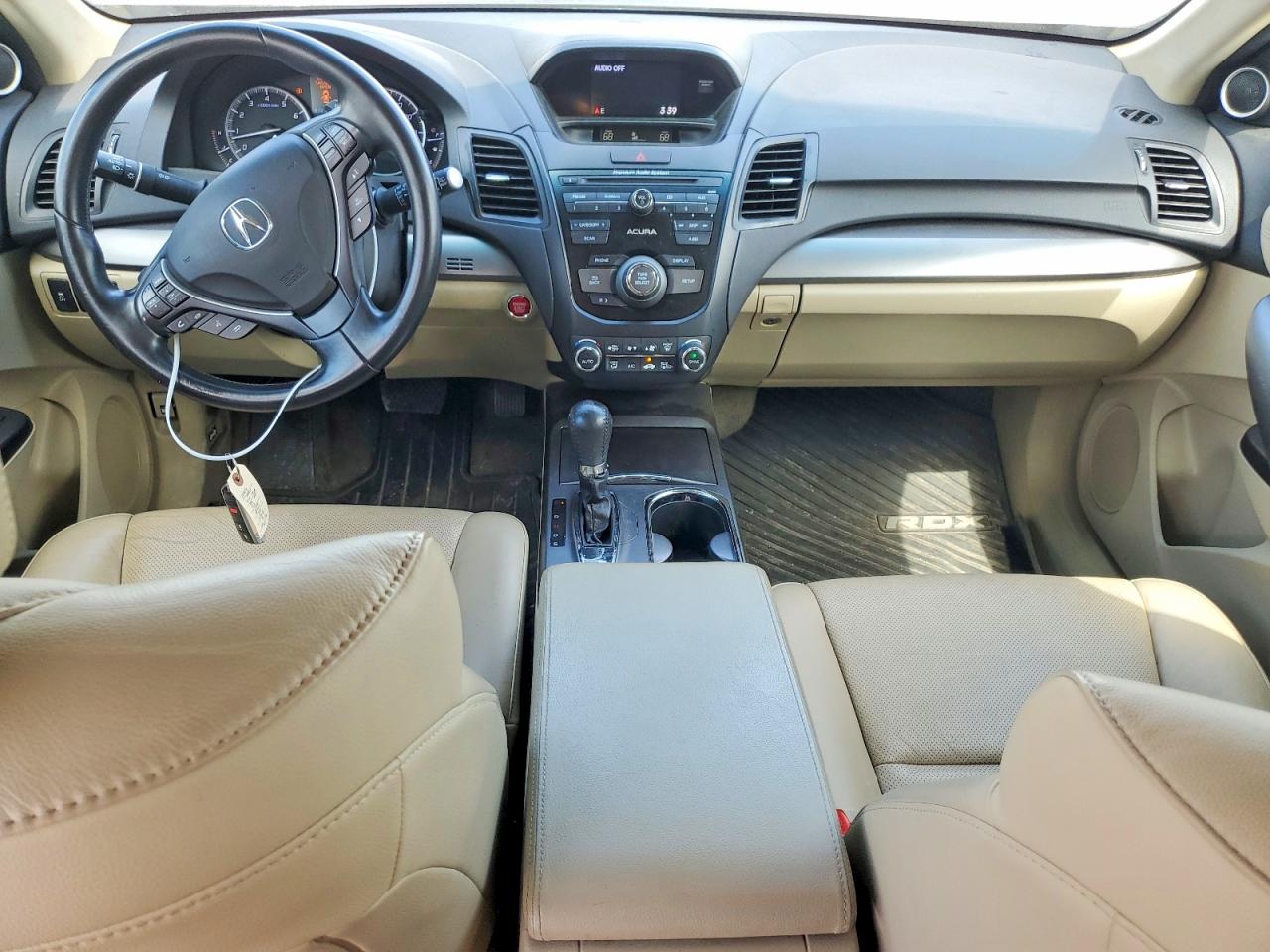 2014 Acura RDX VIN 5J8TB4H34EL013712 COPART salvage auction — Front End, KS - CERT OF TITLE-SALVAGE, sold $675 on 2026-07-09 (photo 8)