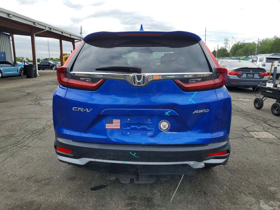 2021 Honda Cr-v VIN 7FARW2H53ME022314 COPART salvage auction — REAR END, CO - PUBLIC - SALVAGE TITLE (P), sold $9,800 on 2026-07-07 (photo 6)