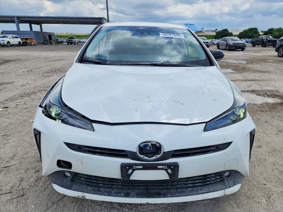 2022 Toyota Prius VIN JTDKAMFU0N3167701 COPART salvage auction — SIDE, FL - CERT OF TITLE SLVG REBUILDABLE, sold $4,950 on 2026-07-30 (photo 5)