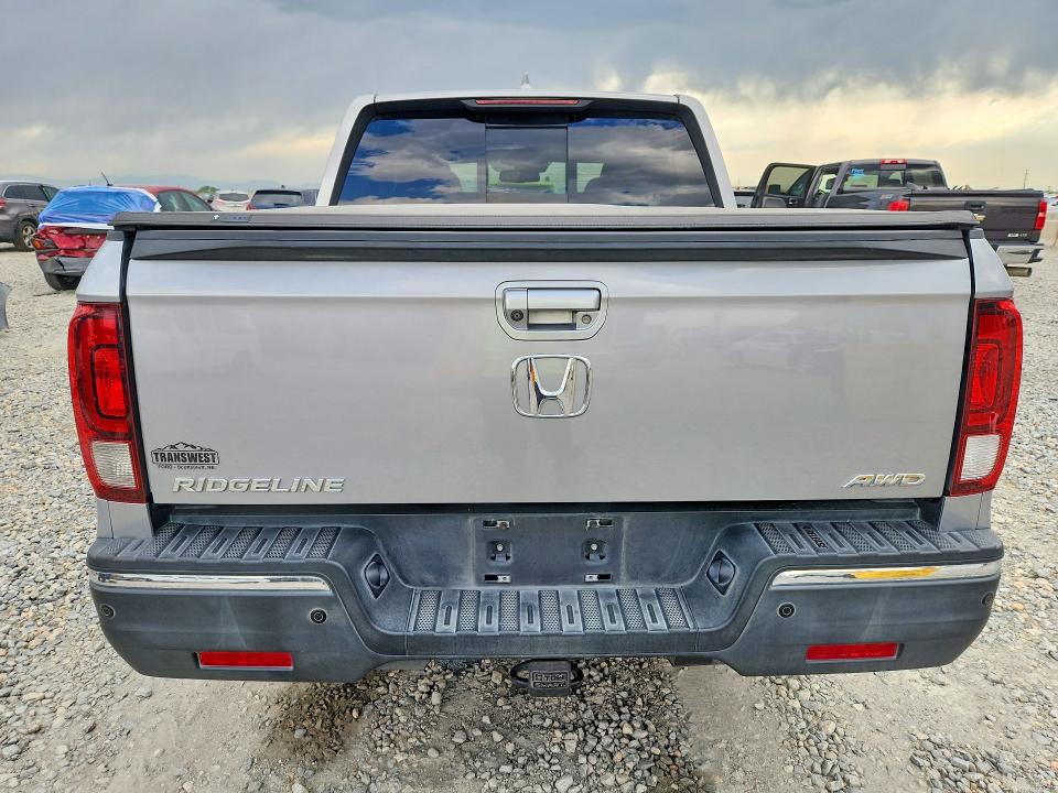 2019 Honda Ridgeline VIN 5FPYK3F74KB011307 COPART salvage auction — HAIL, Co - Certificate Of Title, sold $11,200 on 2026-07-23 (photo 6)