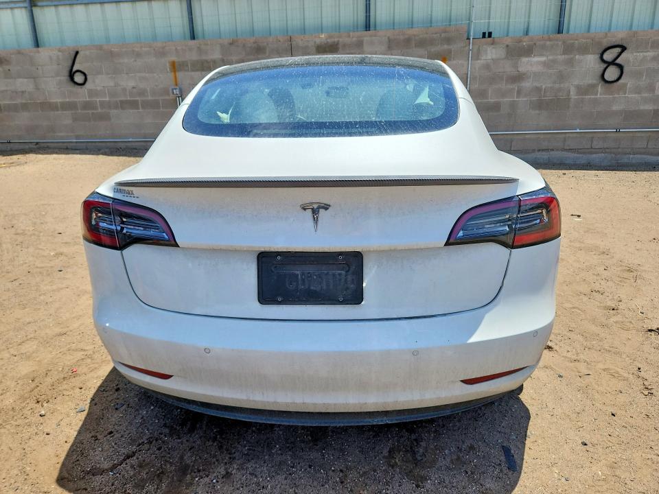 2021 Tesla Model 3 VIN 5YJ3E1EA7MF989590 COPART salvage auction — FRONT END, Nm - Cert Of Title-Salvage, sold $3,100 on 2026-08-28 (photo 6)