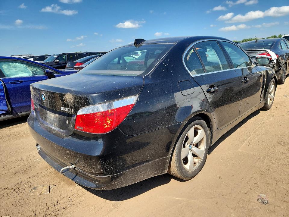 2007 BMW 5 series VIN WBANE73507CM49241 COPART salvage auction — FRONT END, Il - Certificate Of Title, sold $400 on 2026-07-09 (photo 3)