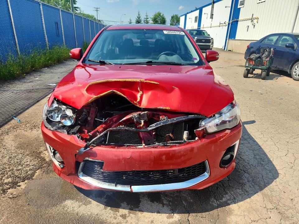 2017 Mitsubishi Lancer VIN JA32X2HU3HU600716 COPART salvage auction — FRONT END, Ns - Salvage Title, sold $800 on 2026-07-23 (photo 5)