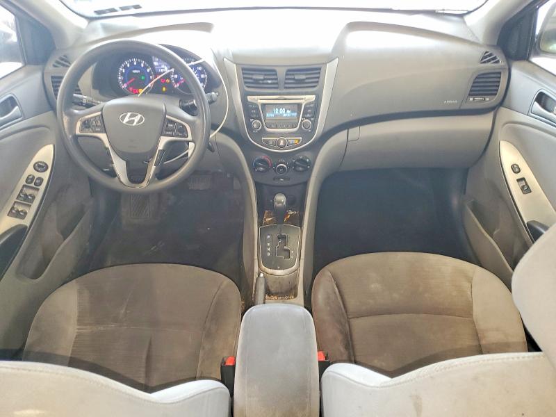 2017 Hyundai Accent VIN KMHCT4AE6HU364204 COPART salvage auction — FRONT END, Pa - Cert Of Title, sold $825 on 2026-07-22 (photo 8)