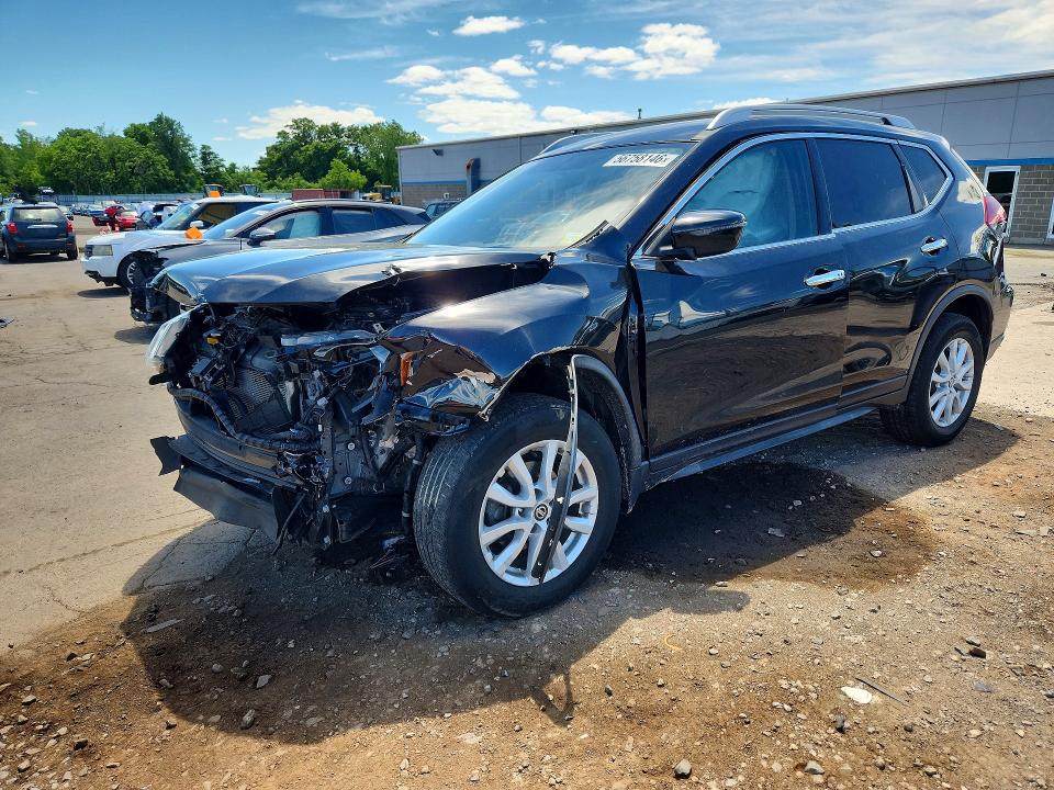 2018 Nissan Rogue VIN JN8AT2MV8JW340948 COPART salvage auction — FRONT END, Ct - Cert Of Title-Salvage, sold $1,750 on 2026-07-17 (photo 1)