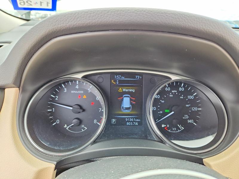 2016 Nissan Rogue VIN 5N1AT2MT2GC763069 COPART salvage auction — SIDE, Tx - Salvage Vehicle Title, sold $3,700 on 2026-07-09 (photo 9)