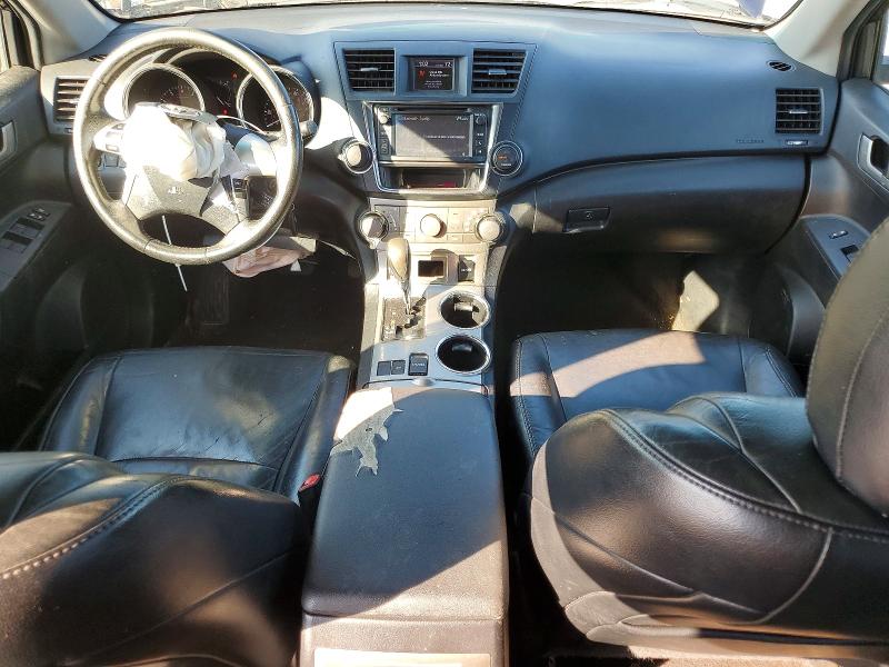 2013 Toyota Highlander VIN 5TDZK3EH6DS120812 COPART salvage auction — FRONT END, SC - CERT OF TITLE-SALVAGE, sold $2,050 on 2026-07-13 (photo 8)