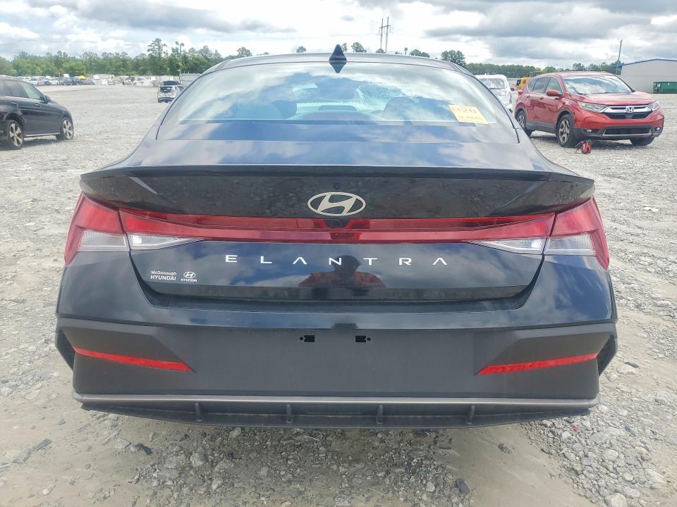 2025 Hyundai Elantra VIN KMHLM4DGXSU048161 COPART salvage auction — FRONT END, Ga - Certificate Of Title, sold $3,150 on 2026-07-27 (photo 6)