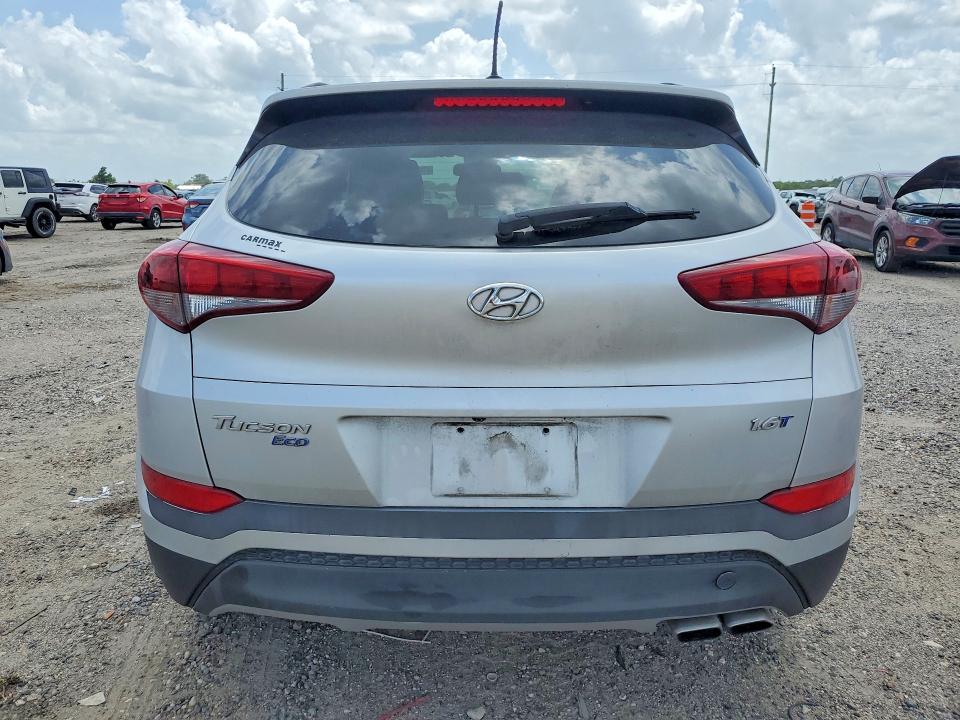 2017 Hyundai Tucson VIN KM8J33A26HU388848 COPART salvage auction — MECHANICAL, Tx - Certificate Of Title, sold $725 on 2026-07-09 (photo 6)