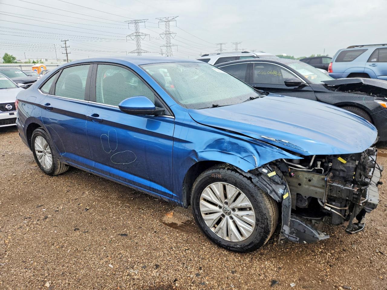 2019 Volkswagen Jetta VIN 3VWC57BUXKM194511 COPART salvage auction — Front End, WV - SALVAGE CERTIFICATE, sold $2,550 on 2026-06-25 (photo 4)