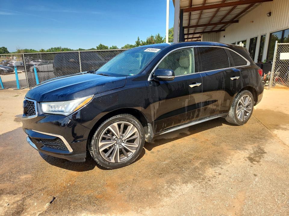 2020 Acura Mdx VIN 5J8YD3H53LL003035 COPART salvage auction — MINOR DENT/SCRATCHES, Al - Cert Of Title-Rebuilt (P), sold $4,850 on 2026-07-08 (photo 1)