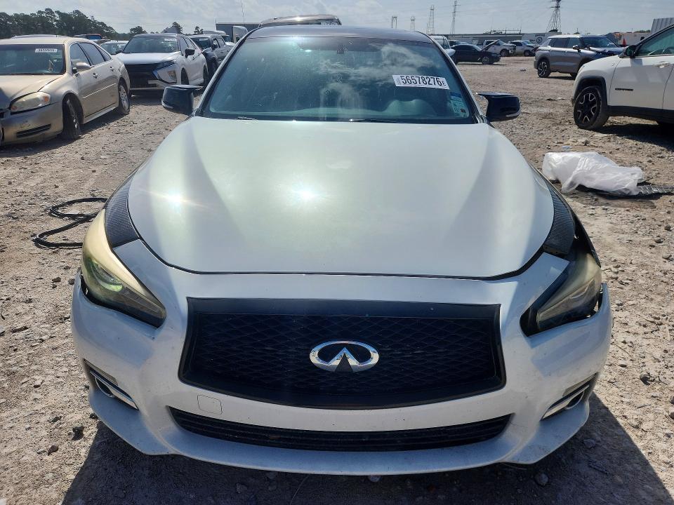 2015 Infiniti Q50 VIN JN1BV7AP1FM355519 COPART salvage auction — FRONT END, Tx - Salvage Vehicle Title, sold $2,950 on 2026-07-17 (photo 5)
