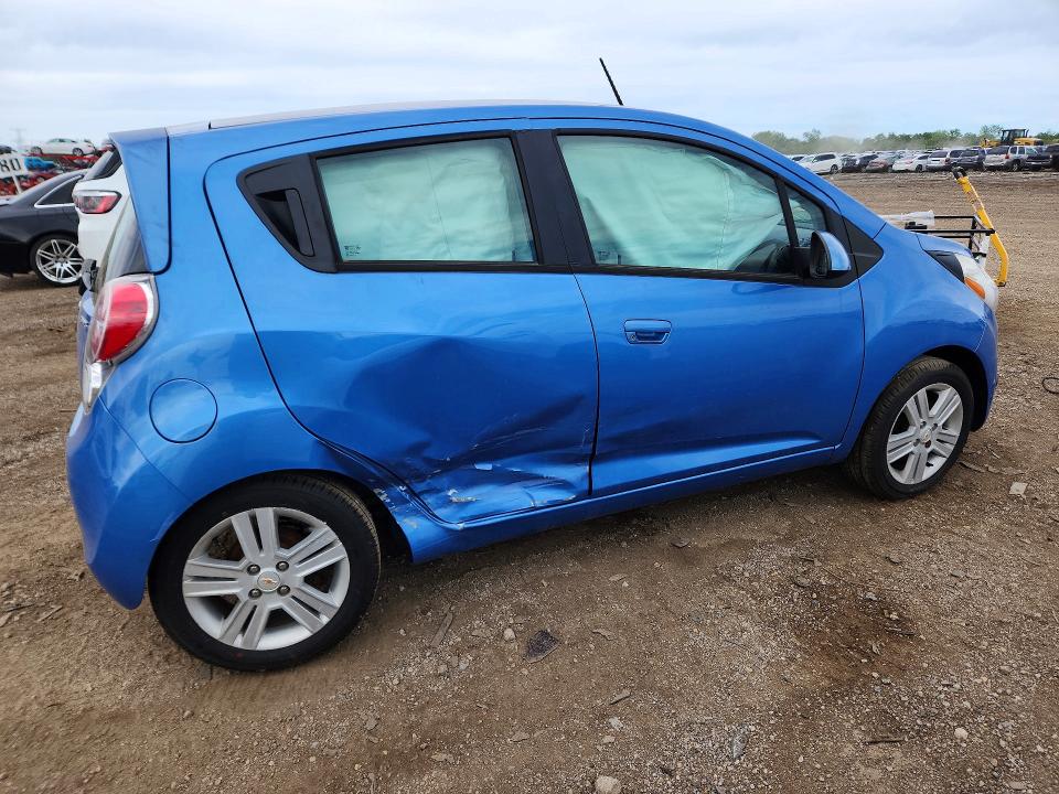 2015 Chevrolet Spark VIN KL8CD6S95FC762613 COPART salvage auction — SIDE, Il - Salvage Certificate, sold $275 on 2026-07-30 (photo 3)