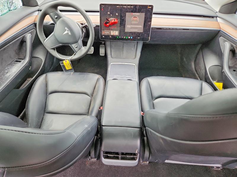 2023 Tesla VIN 5YJ3E1EC8PF672357 COPART salvage auction — FRONT END, Md - Cert Of Salvage > 75% Damage, sold $9,300 on 2026-07-10 (photo 8)