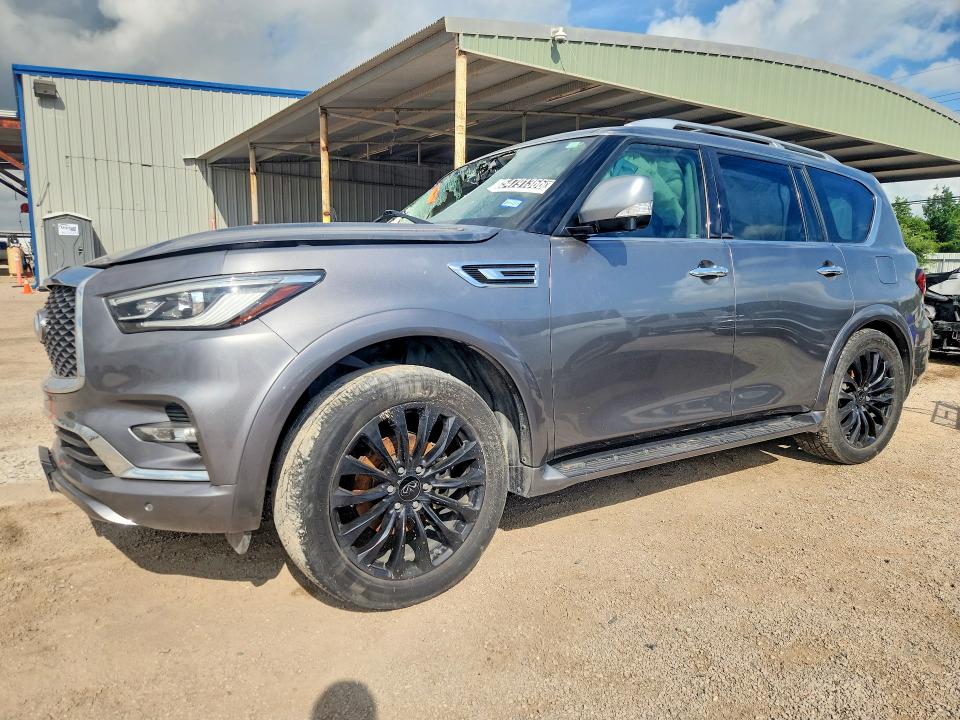 2021 Infiniti Qx80 VIN JN8AZ2AD0M9861062 COPART salvage auction — SIDE, Tx - Certificate Of Title, sold $175 on 2026-07-28 (photo 1)