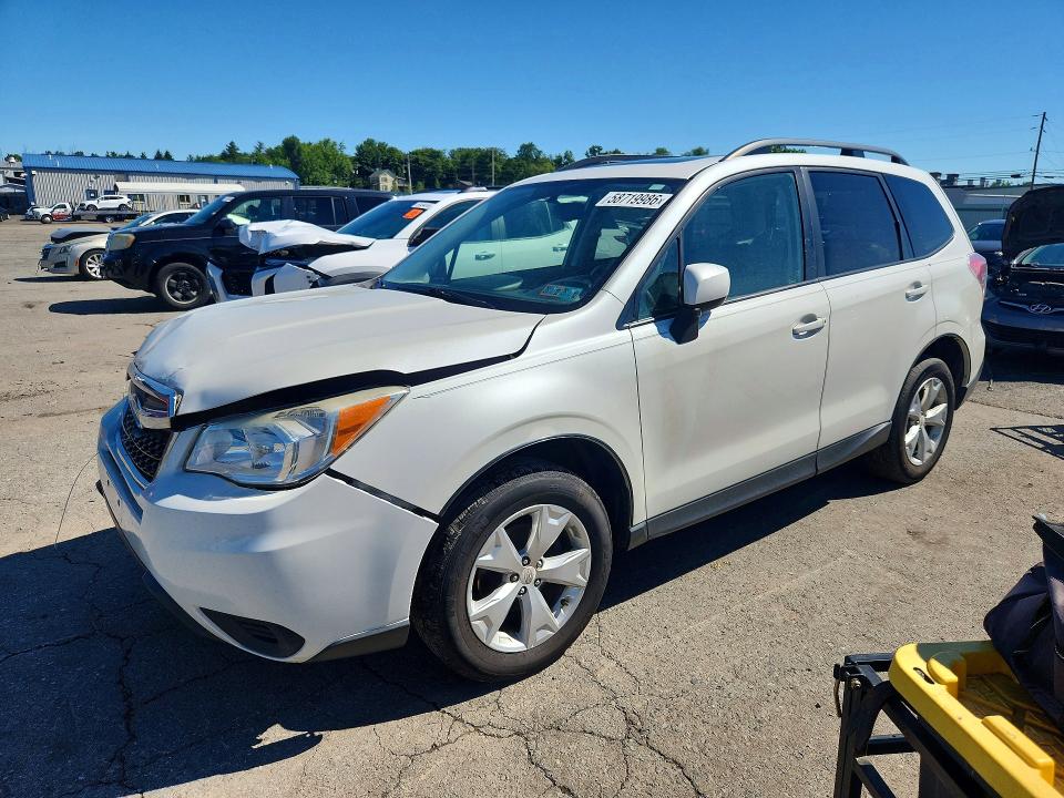 2016 Subaru Forester VIN JF2SJADC4GH502104 COPART salvage auction — FRONT END, Pa - Certificate Of Salvage, sold $1,200 on 2026-07-07 (photo 1)