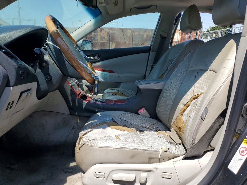 2009 Lexus Es 350 VIN JTHBJ46G392341409 COPART salvage auction — FRONT END, Ca - Dis/Dlr/Exp Clean W/Salv Hist, sold $650 on 2026-07-06 (photo 7)