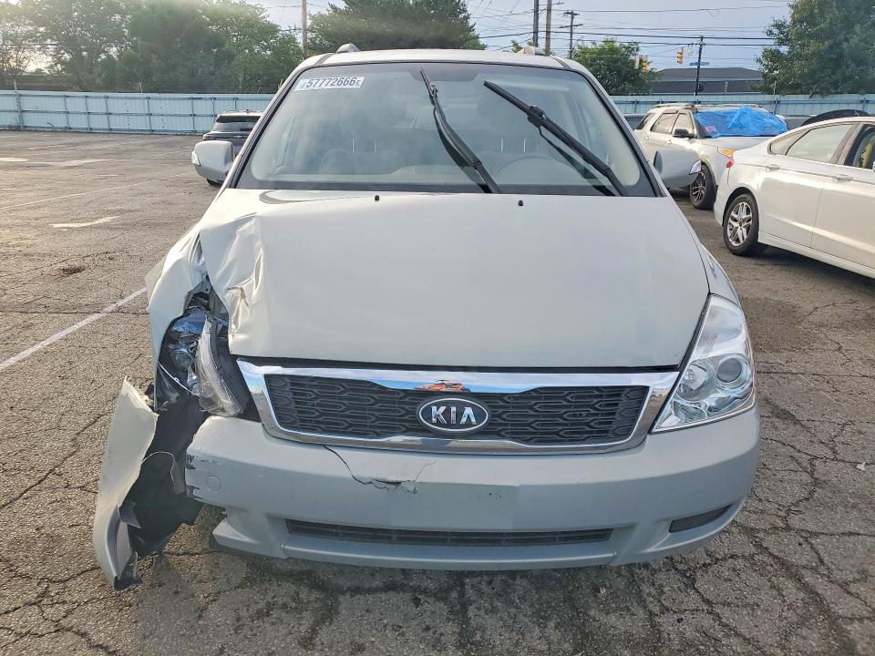 2012 Kia SEDONA VIN KNDMG4C75C6495178 COPART salvage auction — FRONT END, Oh - Cert Of Title-Salvage, sold $1,400 on 2026-07-08 (photo 5)