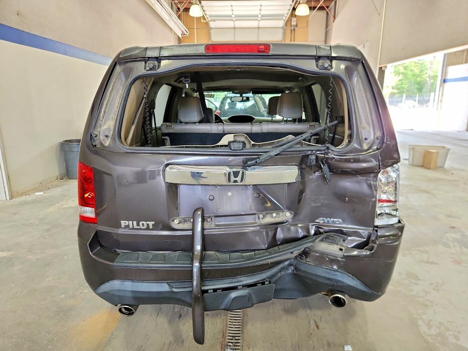 2013 Honda Pilot VIN 5FNYF4H78DB057872 COPART salvage auction — REAR END, Va - Cert Of Title - Salvage, sold $2,150 on 2026-07-02 (photo 6)