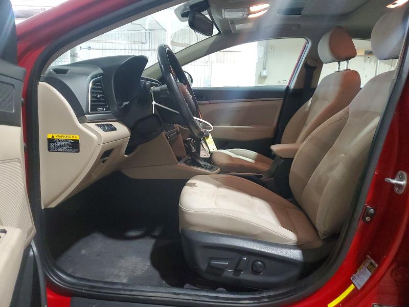 2017 Hyundai Elantra VIN KMHD84LF0HU238691 COPART salvage auction — MINOR DENT/SCRATCHES, Pa - Cert Of Salvage-R=Reconstructe (P), sold $4,200 on 2026-07-15 (photo 7)